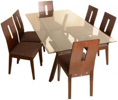 HomeTown Leon 6 Seater Dining Set