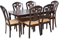 HomeTown Lucas Solidwood Six Seater Dining Set