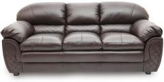 HomeTown Mirage Three Seater Sofa in Brown Colour