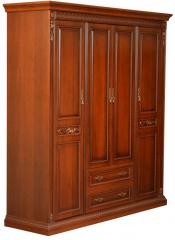 HomeTown Morrison Red Cherry 4 Door Wardrobe