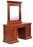 HomeTown Morrison Red Cherry Dressing Table With Mirror And Stool