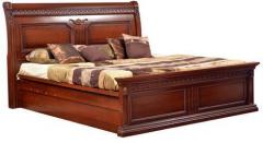 HomeTown Morrison Red Cherry King Bed with Hydraulic Storage