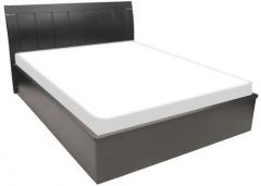 HomeTown Mozart Hydraulic Storage Queen Bed in White Colour