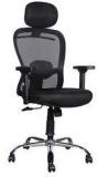 HomeTown Paris High Back Executive Chair In Black Colour