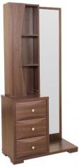 HomeTown Prism Dresser with Mirror in Fumed Oak Colour