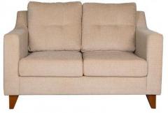 HomeTown Ravioli Two Seater Sofa in Beige Colour