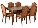 HomeTown Topaz Solidwood Six Seater Dining Set