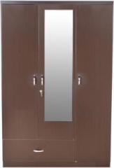 Hometown Utsav Engineered Wood 3 Door Almirah