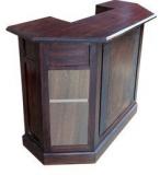 HomeTown Venus Solidwood Bar Counter In Brown Colour