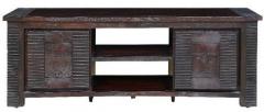 HomeTown Venus Solidwood Entertainment Unit in Brown Colour