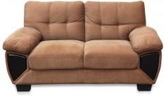 HomeTown Verona Two Seater Sofa in Brown Colour