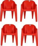 Homiboss Premium Quality Plastic Chair | Chairs for Home, Living Room, Office & Garden Plastic Outdoor Chair