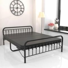 Honeytouch Folding Bed with Mattress 6.25ft x 4ft Metal Double Bed