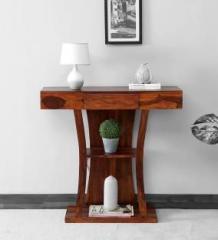 House Of Kuber Solid Sheesham Wood Console Table Solid Wood Console Table