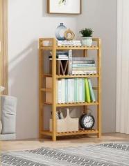 House Of Quirk Solid Wood Open Book Shelf