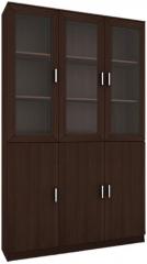 Housefull Bert Three Door Book Case in Oak Finish