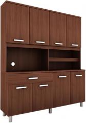 Housefull Era Kitchen Cabinet in Oak Finish