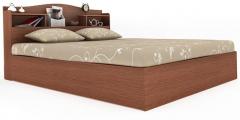 Housefull Jacob Queen Bed in Oak Finish