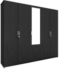 Housefull John 5D Mirror Wardrobe in Wenge Finish