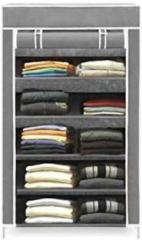 Icvibrant Multipurpose Utility rack 4GRA Carbon Steel Collapsible Wardrobe