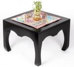 Ikiriya CTSW0361 4 0 Solid Wood End Table