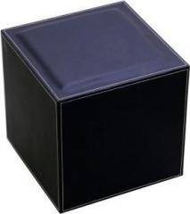 Index Leatherette Cube Ottoman