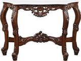 India Wood Mart Console Table, Cherry without mirror 70 x 90 x 80 Solid Wood Bar Cabinet