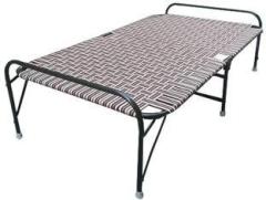 India Wood Mart Folding Bed For Sleeping Double Size 6 Leg Support Round Bed Multicolor. Engineered Wood Single Bed