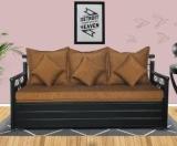 Indian Furniture Mart 3 Seater Single Metal Pull Out Sofa Cum Bed