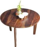 Indikasa Nirvana Centre | Solid Sheesham Wood Walnut Finish Solid Wood Coffee Table