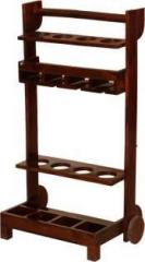 Induscraft Sheesham Wood Solid Wood Bar Trolley