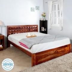 Induscraft Sheesham Wood Solid Wood King Bed