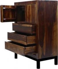 Induscraft Shimoga Solid Wood Bar Cabinet