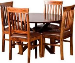 Induscraft Solid Wood 4 Seater Dining Set