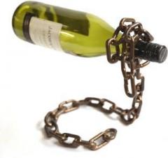 Inspired Livingg Chain Iron Bottle Rack Cellar