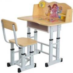 Iris Wooden Finish Princess Kids Solid Wood Desk Chair