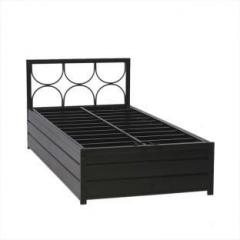 Irony Furniture Metal Single Bed With Storage