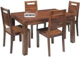 Jeenwood Beautiful Dining Set In Sheesham Wood In Living Room Solid Wood 4 Seater Dining Set