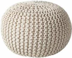 K N Creation Fabric Pouf