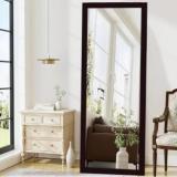 Kaevion 5.25 Feet Full Length PVC Frame Home Decor Mirror for Bedroom Living Room Glass Dressing Table