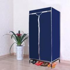 Kawachi Single door wardrobe Polyester Collapsible Wardrobe