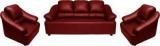 Knight Industry Solid Wood 3 + 1 + 1 MAROON Sofa Set