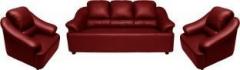 Knight Industry Solid Wood 3 + 1 + 1 MAROON Sofa Set