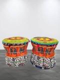 Krishna Taxtiles Fabric Pouf