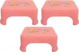 Kuber Industries Plastic 3 Pcs Rectangular Bathroom Patla/Stool CTKTC1959 Stool