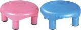 Kuber Industries Plastic Oval Bathroom Patla/Stool Set Of 2 Pcs Bathroom Stool