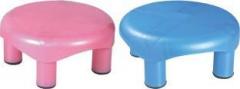 Kuber Industries Plastic Oval Bathroom Patla/Stool Set of 2 Pcs Bathroom Stool