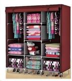 Kushaan 88130 Micro Fiber Collapsible Wardrobe