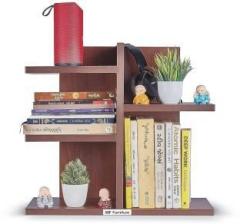 Kvs Furniture Adjustable Wood Desktop Storage Organizer Display Shelf Rack Engineered Wood Open Book Shelf