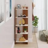 Kvs Furniture Engineered Wood Bookshelf Cabinet Book Rack Organizer Engineered Wood Open Book Shelf